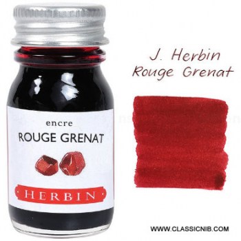 J Herbin 10ML/1/3 ounce Bottles: 10 ML J. Herbin Rouge Grenat